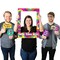 Big Dot of Happiness 60's Hippie - 1960s Groovy Party Selfie Photo Booth Picture Frame & Props - Printed on Sturdy Material